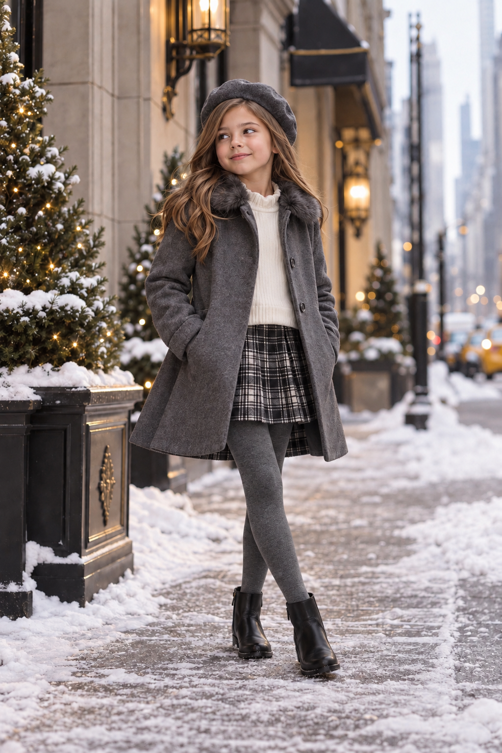 Premium Cotton Girls' Tights — Made in Italy