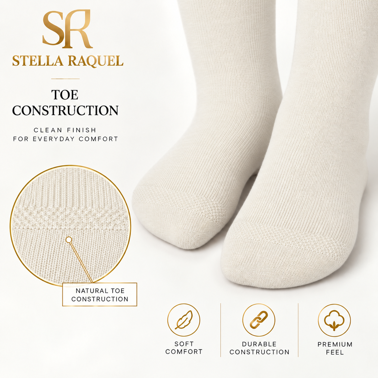 Premium Cotton Girls' Tights — Made in Italy