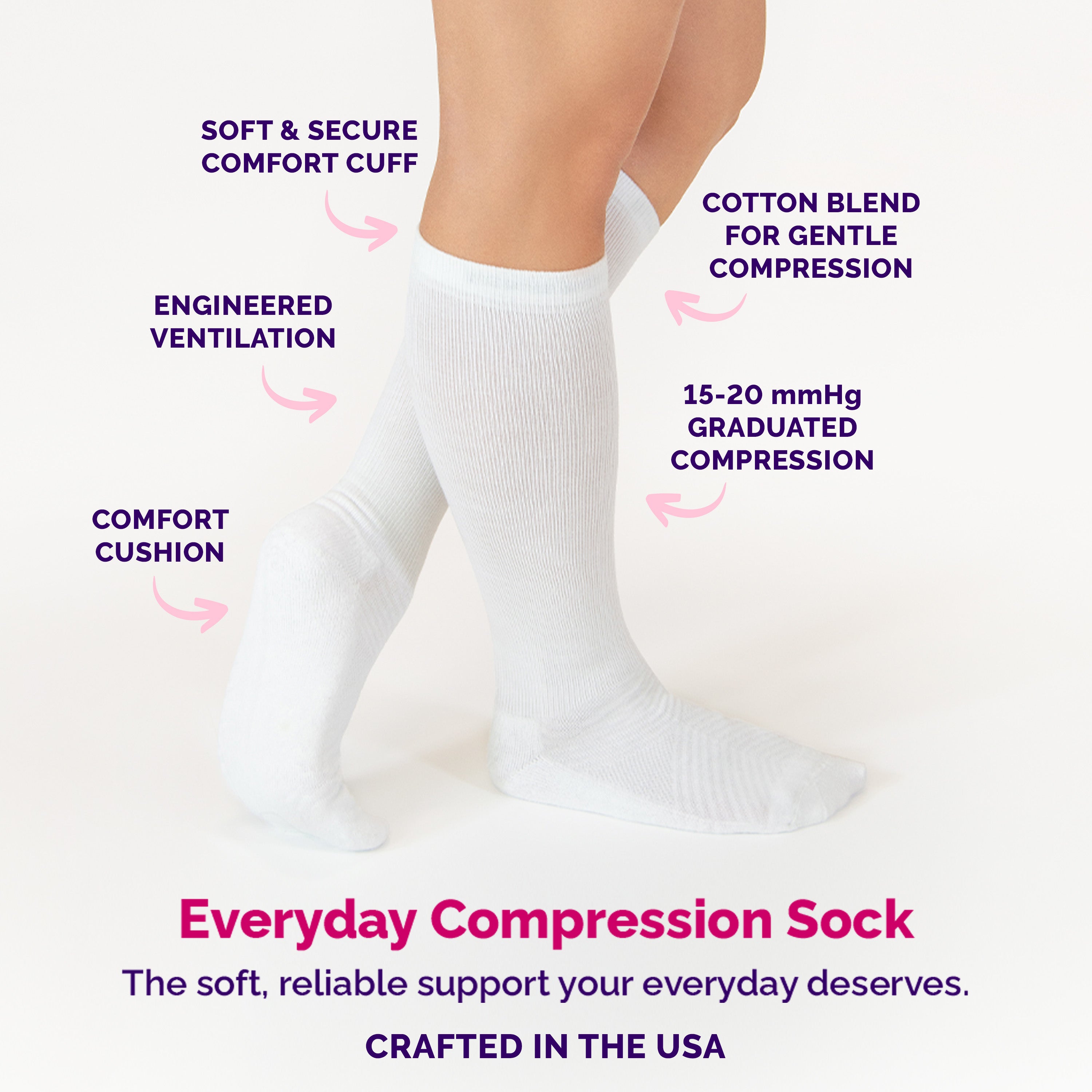 Paw Parade - Women's Everyday Compression Socks (15-20mmHg)